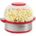 thumbnail image 1 of Nostalgia Stir-Pop Popcorn Maker, Red and Stainless Steel, 1 of 5