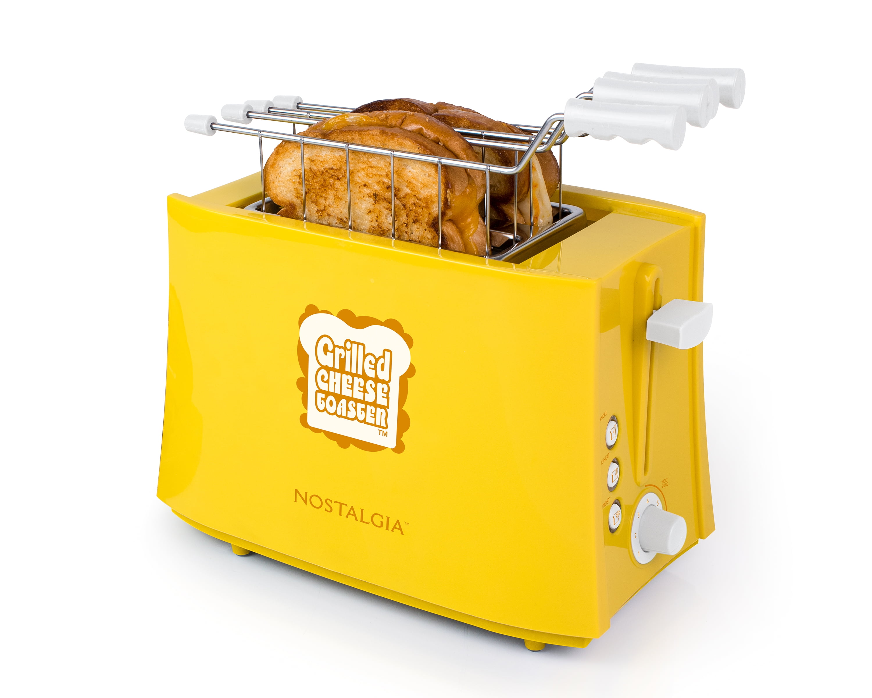 Nostalgia Tcs2 Grilled Cheese Sandwich Toaster (Yellow)