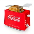 thumbnail image 1 of Nostalgia TCS2CK Coca-Cola Grilled Cheese Toaster with Easy-Clean Toaster Baskets and Adjustable Toasting Dial, 1 of 4