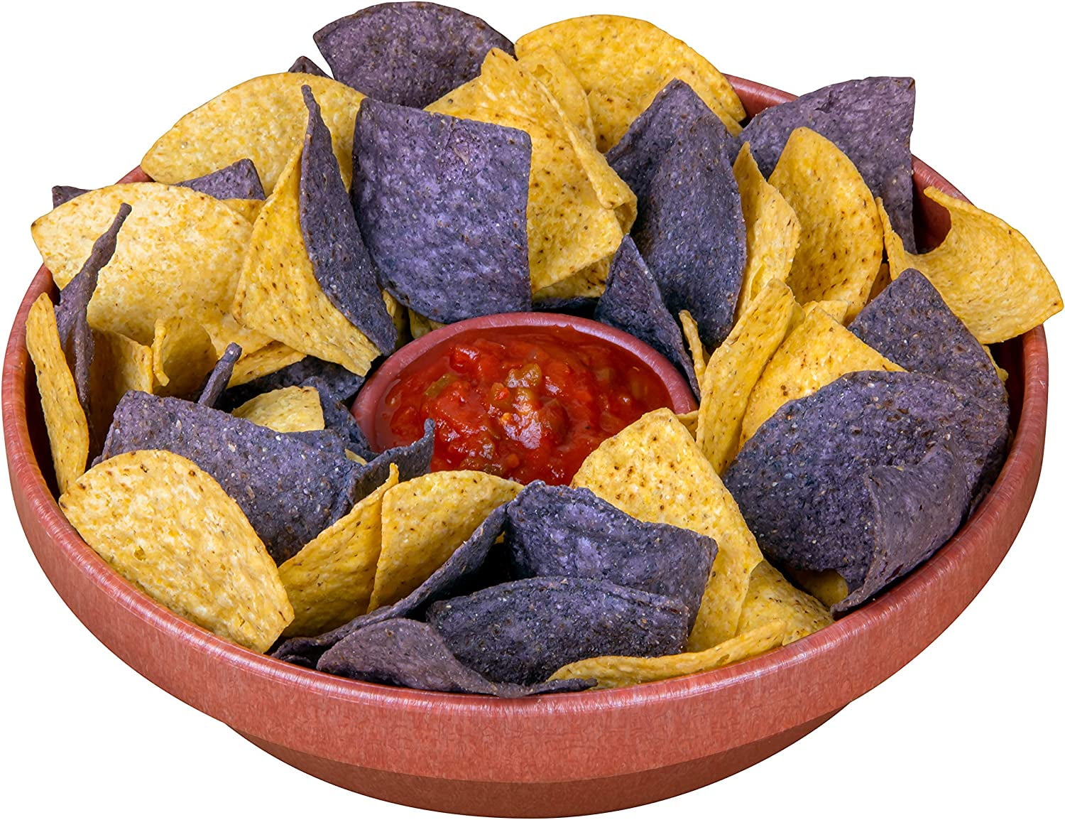 Nostalgia Taco Tuesday 10Inch Tortilla Chip & Salsa Bowl, Perfect For