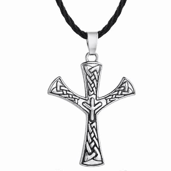 Nostalgia Viking Rune Runic Runes Amulet Pendant Neckless Jewlery Tibetan Silver Plated