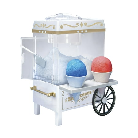 Nostalgia Vintage Snow Cone Maker, White