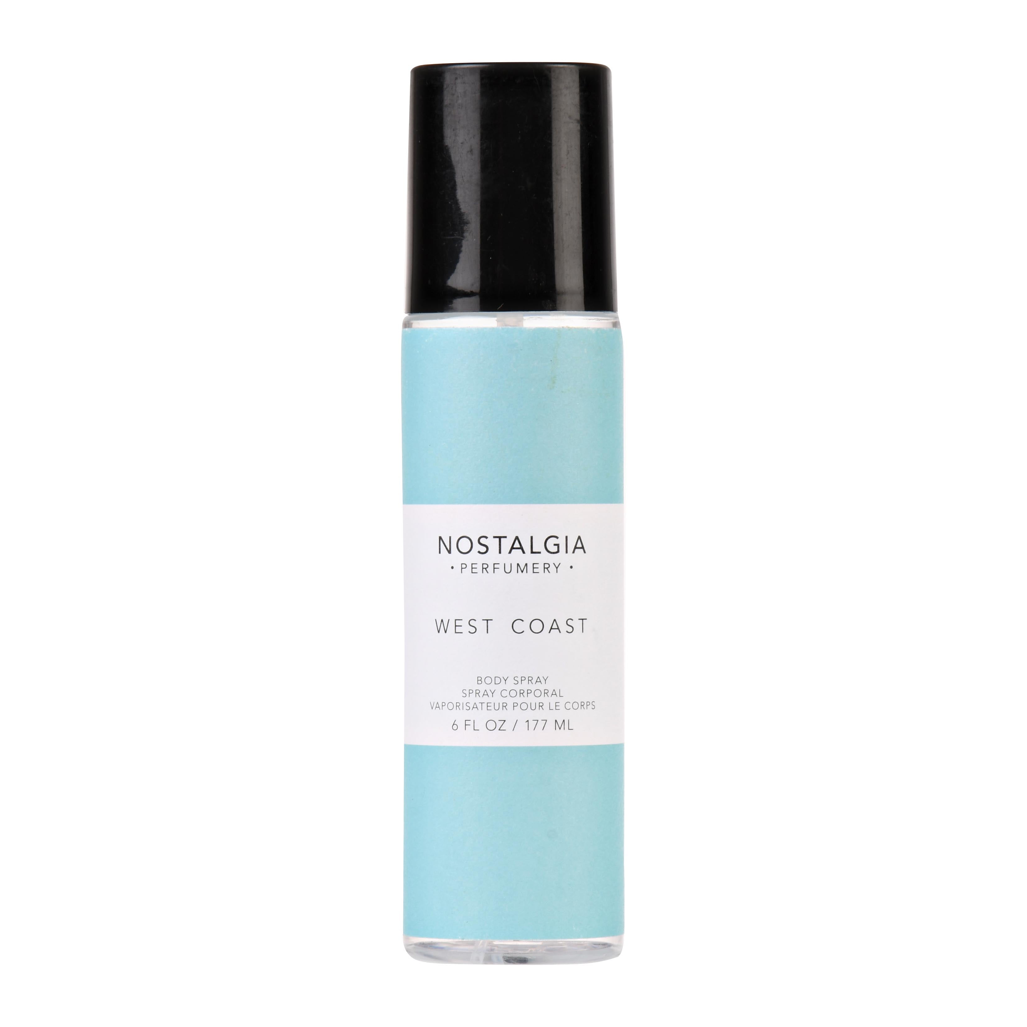 Nostalgia West Coast Unisex Body Spray, 6 Oz