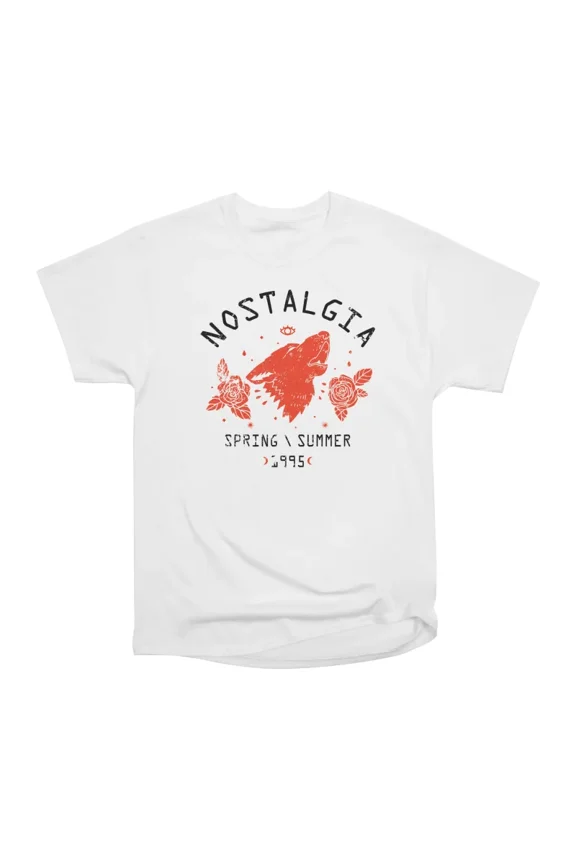 Nostalgia Wolf Edition T-Shirt Tee Gift For Him Merch For Her Apparel For Friend