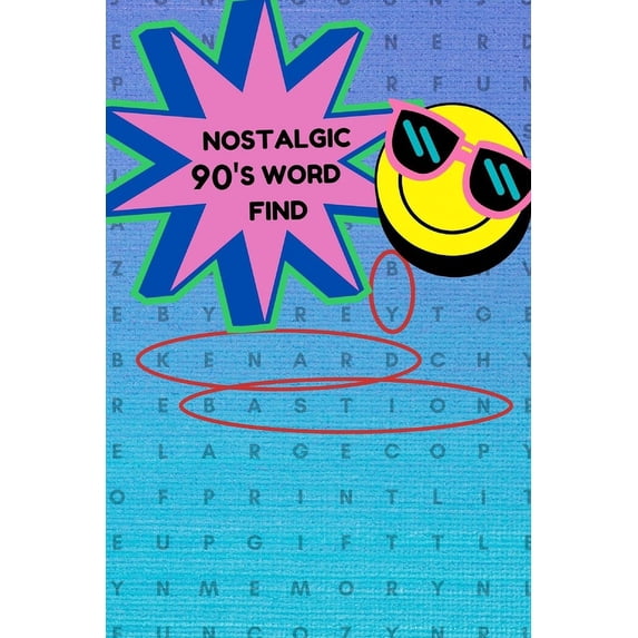 Nostalgic 90's Word Find: By Kenard Bastion, (Paperback)