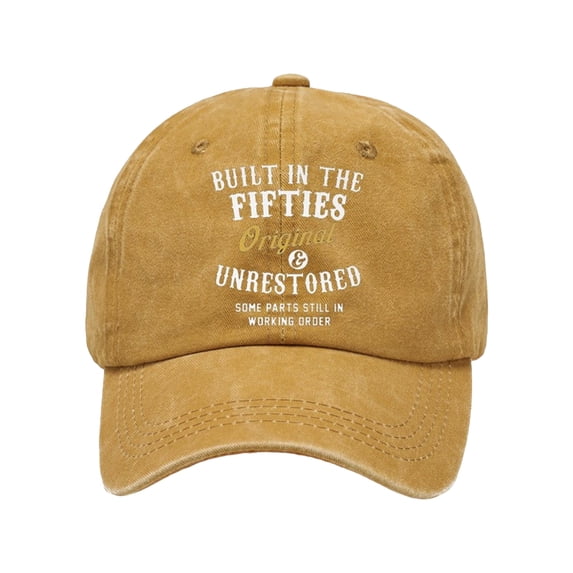 Nostalgic Baseball Cap Wash Cotton Adjustable Closure Sunproof Hat for ...