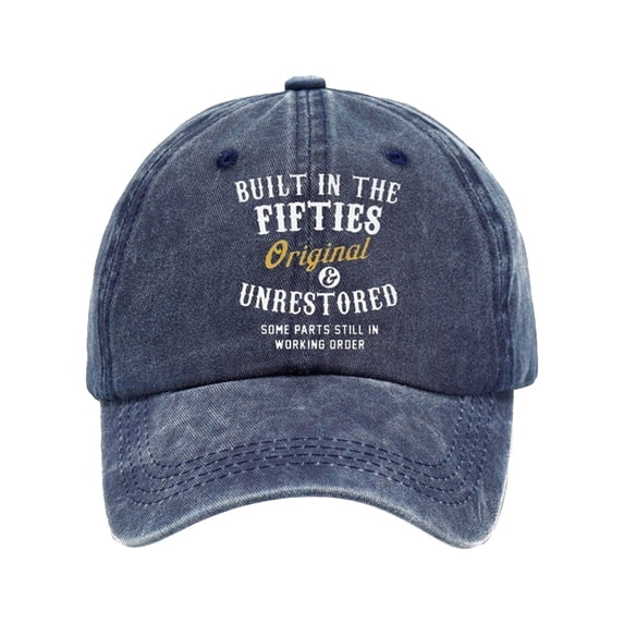 Nostalgic Baseball Cap Wash Cotton Adjustable Closure Sunproof Hat for ...