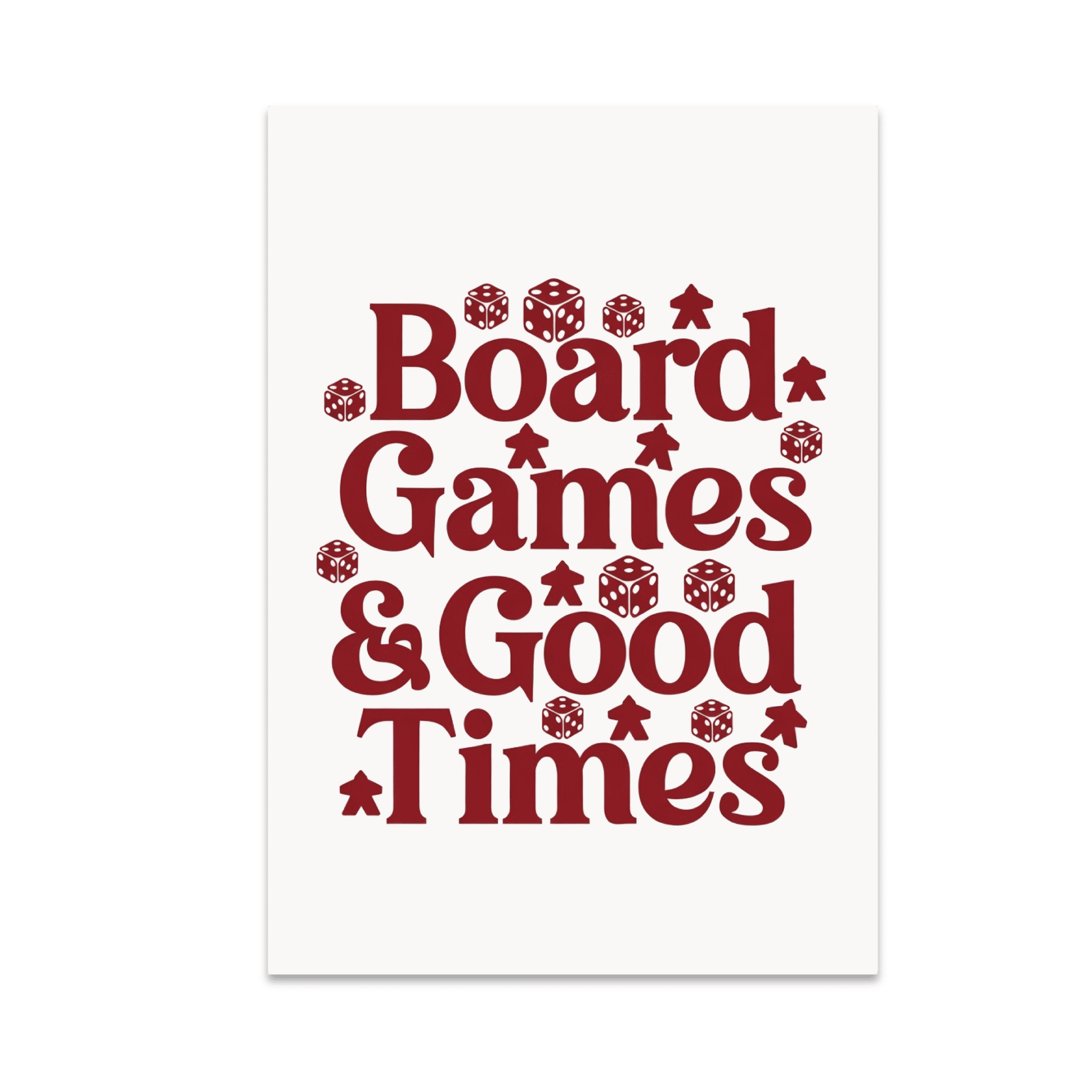 Nostalgic Board Game Wall Art - Board Game Enthusiast - 13x19 Poster ...