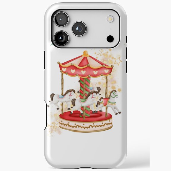 Nostalgic Carousel Magic iPhone Case 17 16 15 14 13 12 11 Pro Max