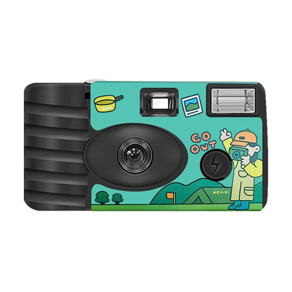 Nostalgic Film Camera Ready To Use Exposures Lightweight Design For Travel &Daily Photography
