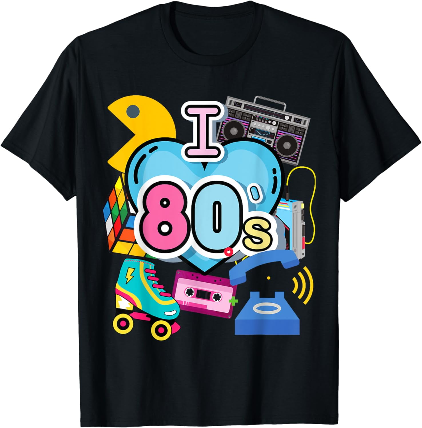 Nostalgic I Love the 80's Trip Down Memory Lane 80's Style T-Shirt ...