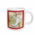 thumbnail image 1 of 3drose, Nostalgic Ice Skate with Christmas Foliage and Berries, 15oz Mug, 1 of 6