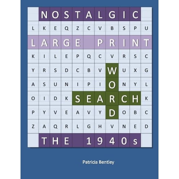 Pre-Owned Nostalgic Large Print Word Search: The 1940s Paperback