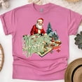 thumbnail image 1 of Nostalgic Magic T-Shirt | Vintage Santa Holiday Graphic Tee, Heliconia, Size 3XL, 1 of 6