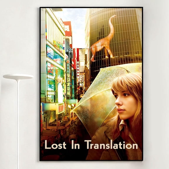 Nostalgic Modern Cinema Inspired Retro Film Scene Home Style 2 Portrait Decor Unframed Paper Print
