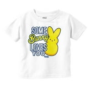 Nostalgic Peeps Candy Bunny Love Toddler Boy Girl T Shirt Infant Toddler Brisco Brands 18M