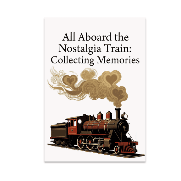 Nostalgic Train Wall Art - Train Collector - 13x19 Poster Print