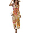 thumbnail image 1 of Nostalgic Vintage Floral Art Sleeveless Dress Women's Summer Suit Dresses for Women 2025 Luxury Party Dress, 1 of 7