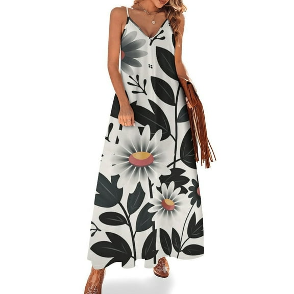 Nostalgic Vintage Floral Fine Art Sleeveless Dress Summer Dress Woman 2025