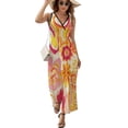 thumbnail image 1 of Nostalgic Vintage Floral Sleeveless Dress Woman Fashion Long Dresses Women's Summer Suit Dress 2025, 1 of 7