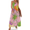 thumbnail image 1 of Nostalgic Vintage Floral Sleeveless Dress for Women Clothing Female Women's Summer Skirt, 1 of 7