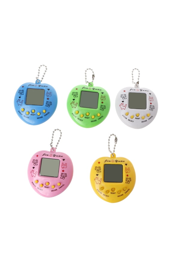 Nostalgic Virtual Digital Pet Retro Electronic Game Machine with Keychain