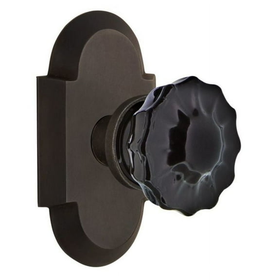 Nostalgic Warehouse Cotcrb_Sd_Nk Cottage Solid Brass Rose Single Dummy Door Knob - Bronze