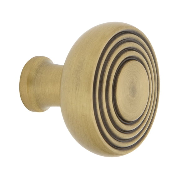 Nostalgic Warehouse Ckb_Dec Deco 1-3/8" Mushroom Cabinet Knob - Brass
