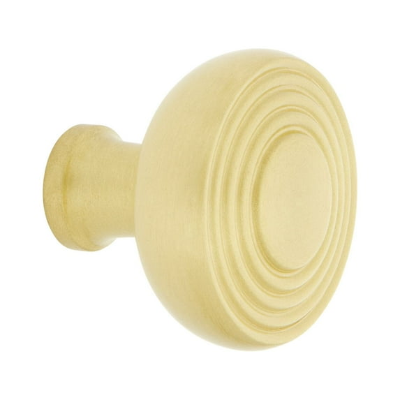 Nostalgic Warehouse Ckb_Dec Deco 1-3/8" Mushroom Cabinet Knob - Brass
