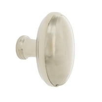 Nostalgic Warehouse Ckb_Hom Homestead 1-3/4" Oval Cabinet Knob - Nickel