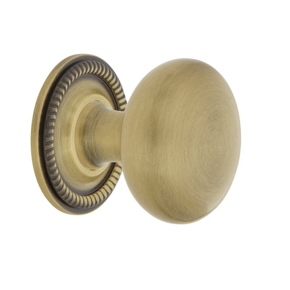 Nostalgic Warehouse Ckb_Nykrop New York 1-3/8" Mushroom Cabinet Knob - Brass