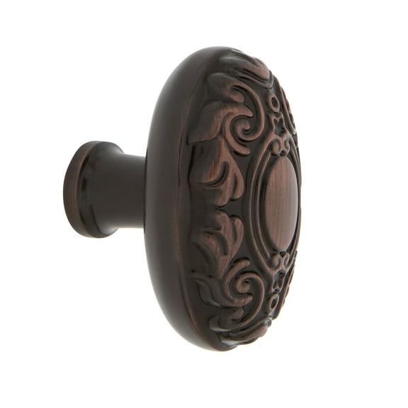 Nostalgic Warehouse Ckb_Vic Victorian 1-3/4" Oval Cabinet Knob - Bronze