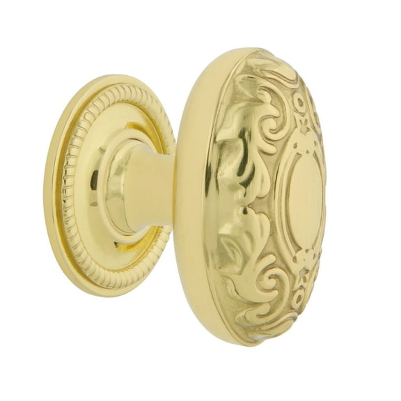 Nostalgic Warehouse Ckb_Vicrop Victorian 1-3/4" Oval Cabinet Knob - Brass