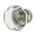 thumbnail image 1 of Nostalgic Warehouse Ckb_Wal Vintage Waldorf Crystal 1-3/8" Octagonal Cabinet Knob - Nickel, 1 of 1