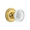 thumbnail image 1 of Nostalgic Warehouse Clacme_Prv_234_Nk Vintage Crystal Meadows Privacy Door Knob Set -, 1 of 2