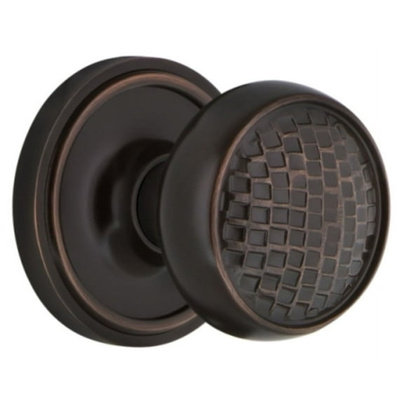 Nostalgic Warehouse Clacra_Sd_Nk Vintage Craftsman Solid Brass Single Dummy Door Knob -