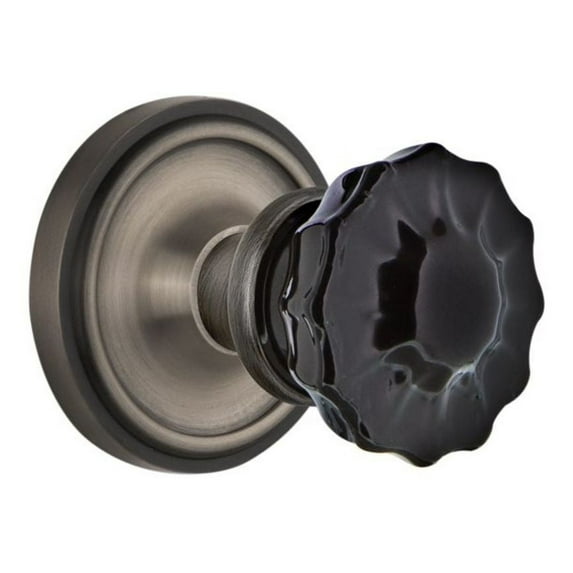 Nostalgic Warehouse Clacrb_Mrt_214_Kh Classic Solid Brass Rose Vintage Retrofit Entry Door