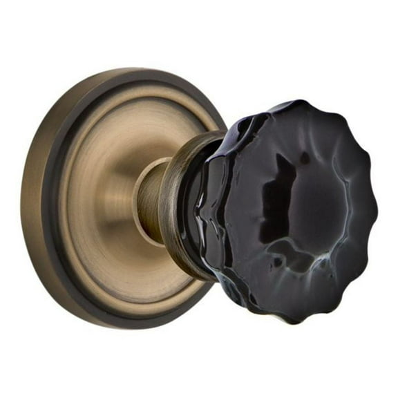 Nostalgic Warehouse Clacrb_Prv_234_Nk Classic Solid Brass Rose Privacy Door Knob Set -
