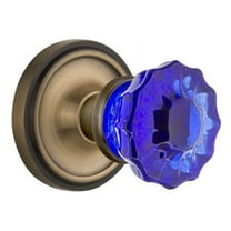 Nostalgic Warehouse Clacrc_Prv_238_Nk Classic Solid Brass Rose Privacy Door Knob Set -