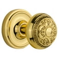 thumbnail image 1 of nostalgic warehouse egg and dart door knob with classic rosette, 1 of 4