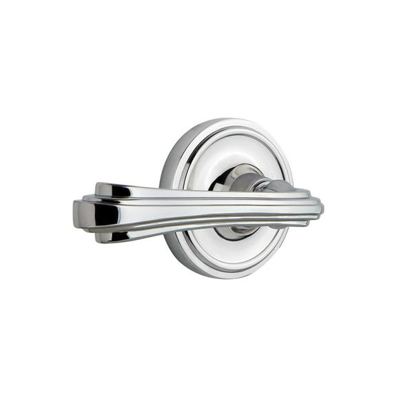 Nostalgic Warehouse Claflr_Dd_Nk Fleur Non-Turning Two-Sided Lever Set - Chrome