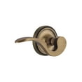 thumbnail image 1 of Nostalgic Warehouse Claman_Psg_234_Nk_Lh Manor Left Handed Passage Door Lever Set - Brass, 1 of 1