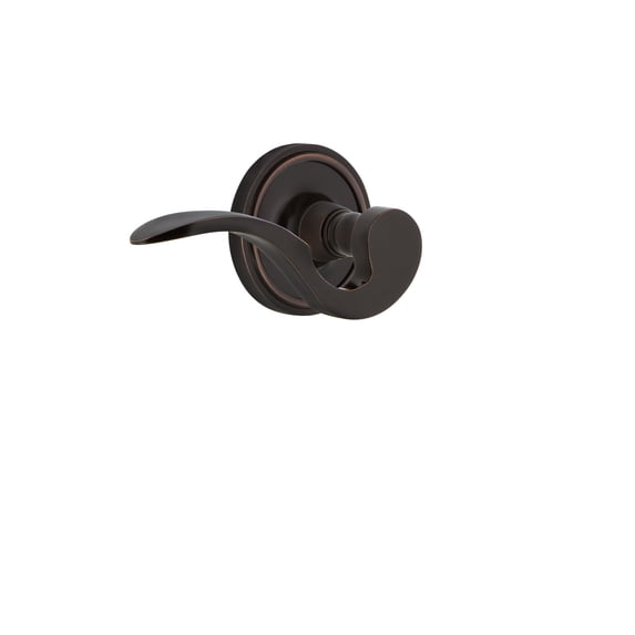 Nostalgic Warehouse Claman_Psg_234_Nk_Lh Manor Left Handed Passage Door Lever Set - Bronze