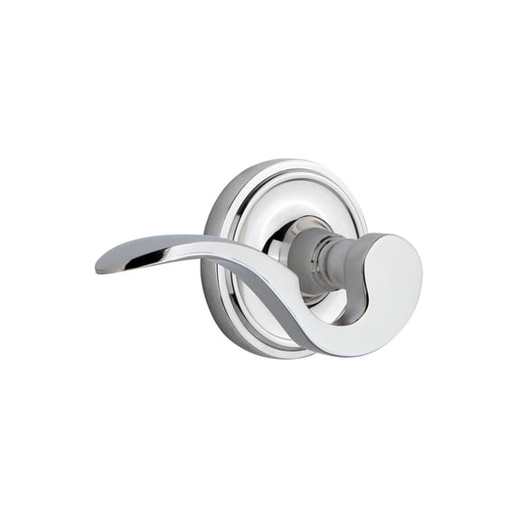 Nostalgic Warehouse Claman_Psg_234_Nk_Lh Manor Left Handed Passage Door Lever Set - Chrome