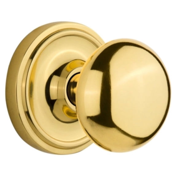 nostalgic warehouse clanyk_sd_nk new york solid brass single dummy knob with classic rose