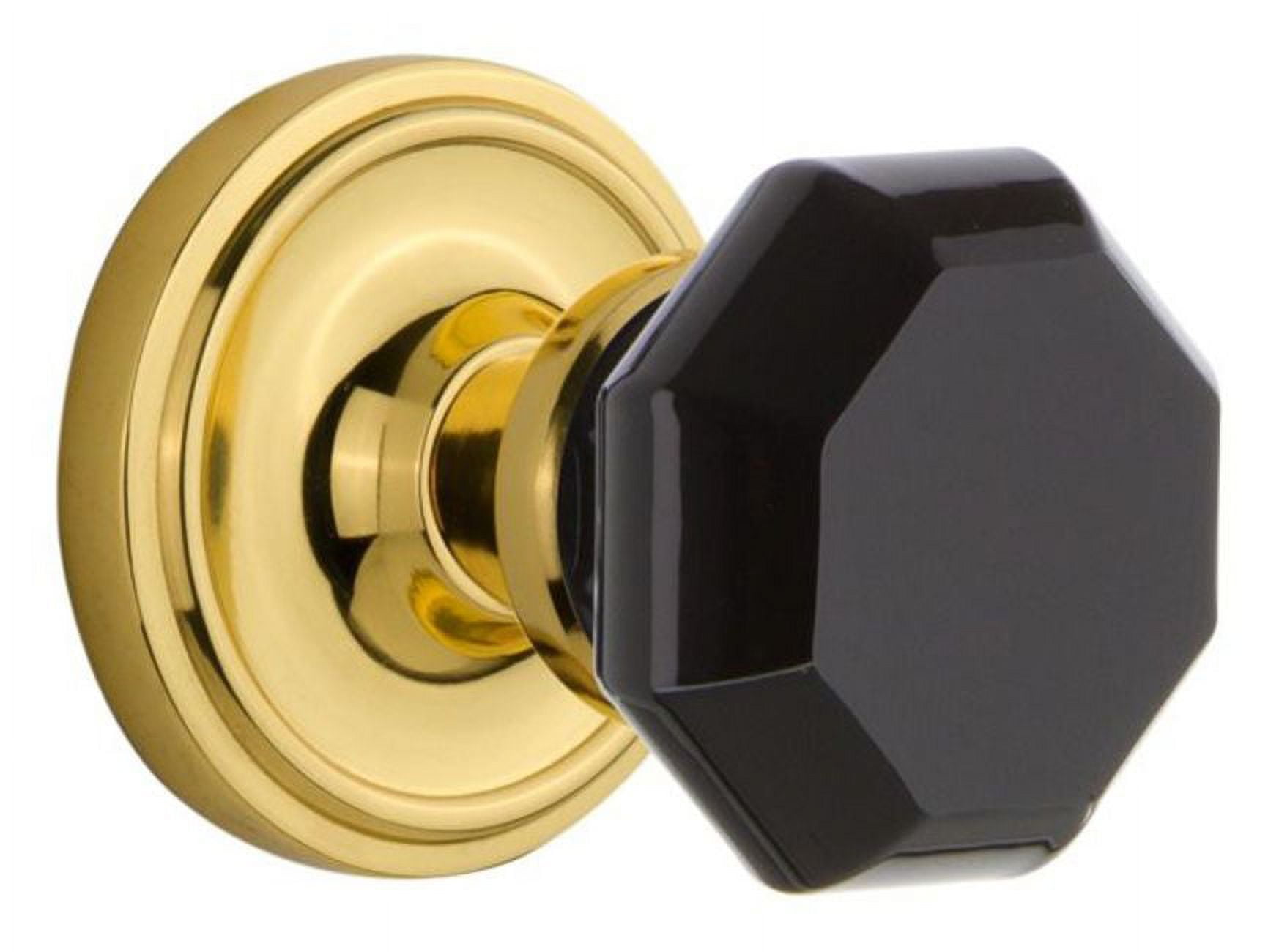 Nostalgic Warehouse Classic Door Knob Set - Egg & Dart Rosette, Oil Rubbed Bronze, Solid Brass, Privacy Function
