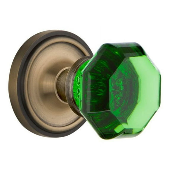 Nostalgic Warehouse Clawae_Prv_234_Nk Classic Solid Brass Rose Privacy Door Knob Set -