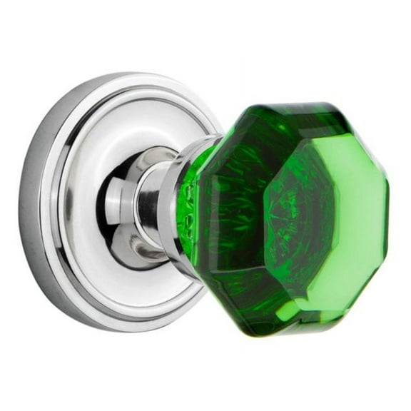 Nostalgic Warehouse Clawae_Psg_238_Nk Classic Solid Brass Rose Passage Door Knob Set -