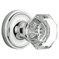 thumbnail image 1 of Nostalgic Warehouse Clawal_Dp_Nk Vintage Luxe Waldorf Lead Crystal Octagon Dummy Door Knob, 1 of 5