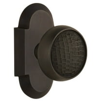 Nostalgic Warehouse Cotcra_Prv_238_Nk Vintage Craftsman Privacy Door Knob Set - Bronze